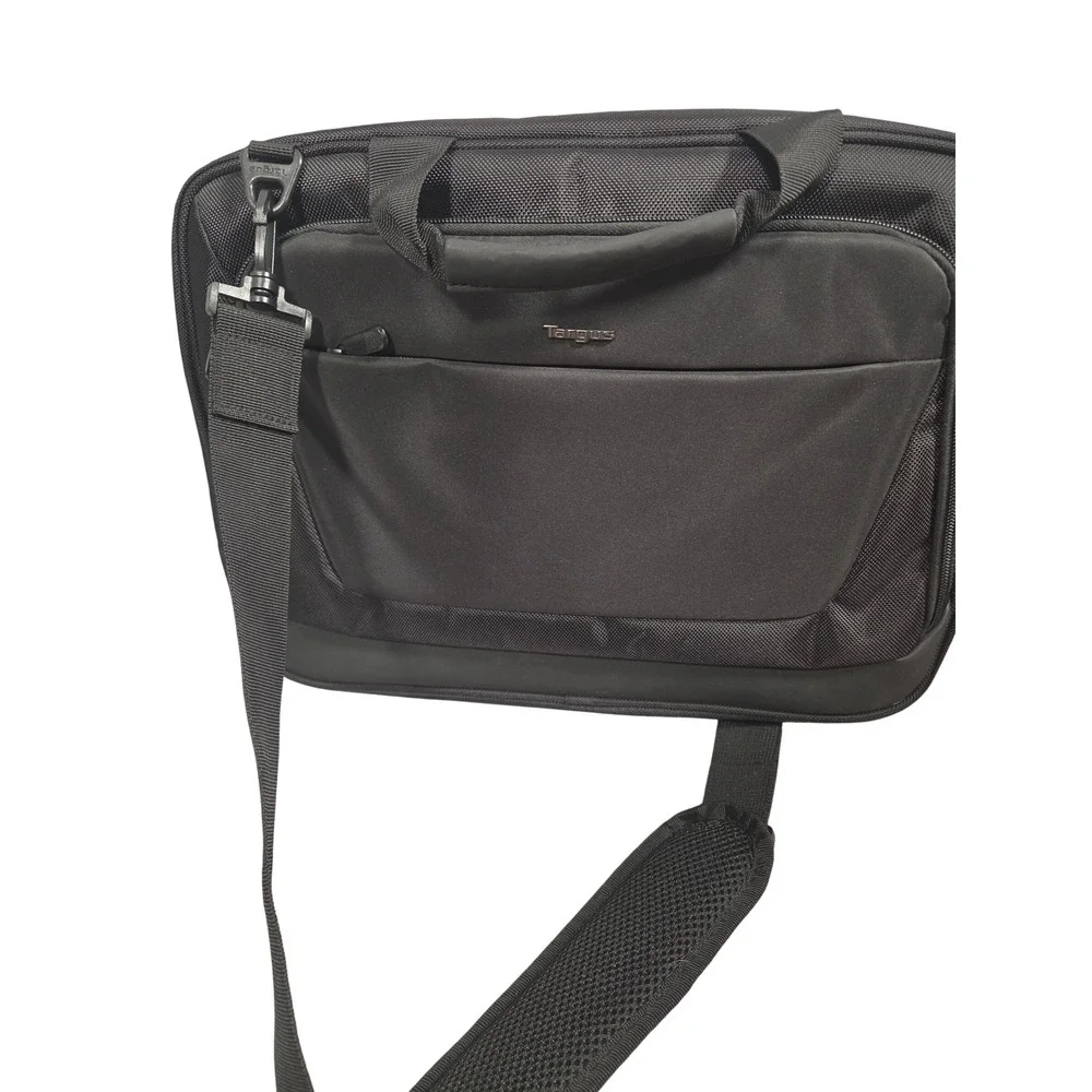 Targus Black Laptop Messenger Bag Briefcase Shoulder Strap Padded Case